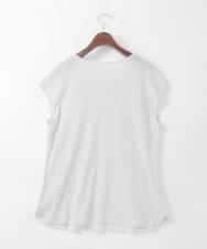 PJKGD29170 CHRISTIAN AUJARD Lサイズ(クリスチャン・オジャール Lサイズ) 【大きいサイズ】ラメフライスカットソー ライトグレー