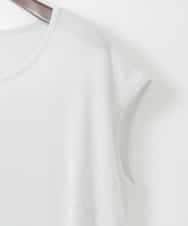 PJKGD29170 CHRISTIAN AUJARD Lサイズ(クリスチャン・オジャール Lサイズ) 【大きいサイズ】ラメフライスカットソー ライトグレー