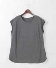 PJKGD29170 CHRISTIAN AUJARD Lサイズ(クリスチャン・オジャール Lサイズ) 【大きいサイズ】ラメフライスカットソー ブラック