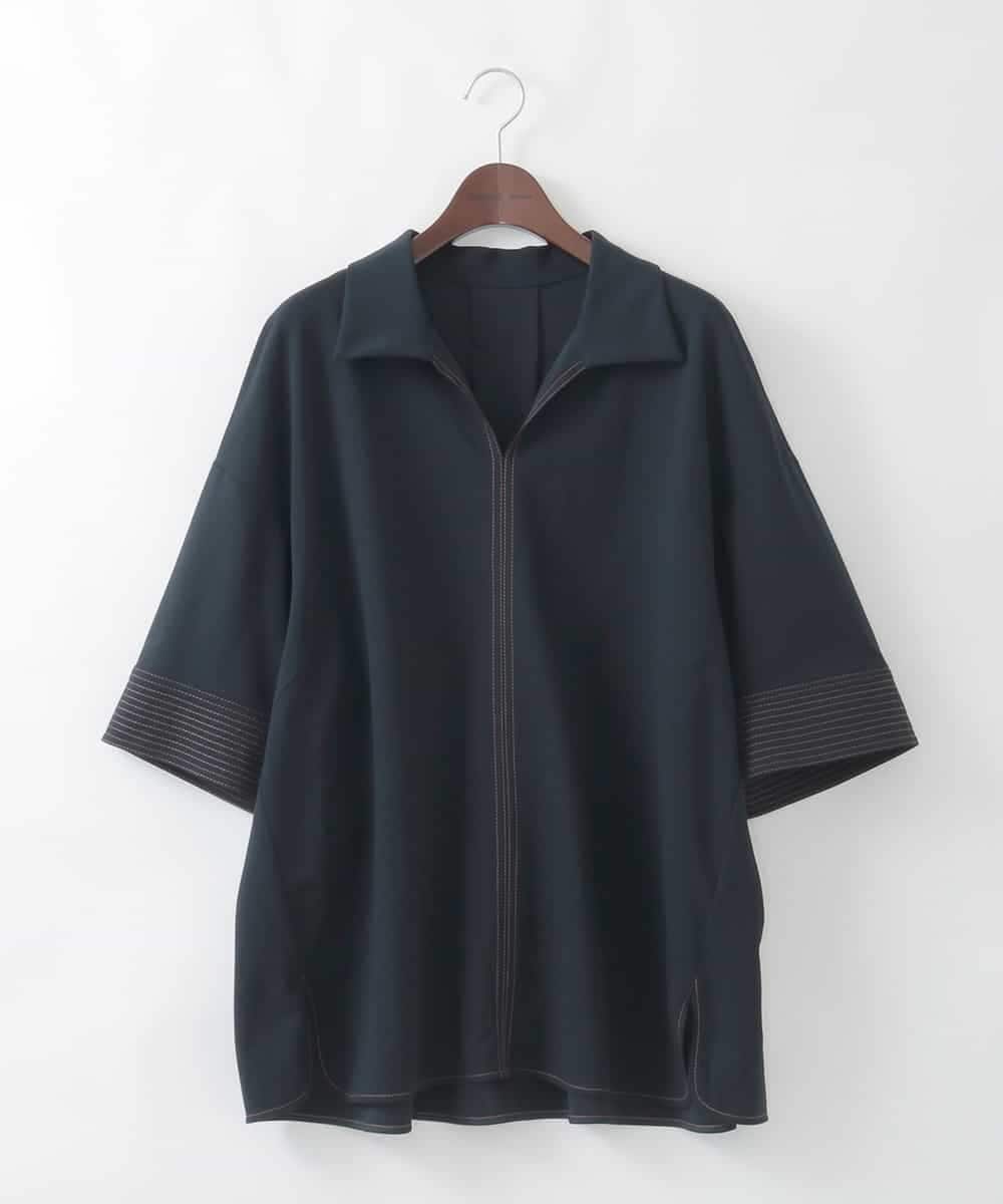 PJKGD42360 CHRISTIAN AUJARD Lサイズ(クリスチャン・オジャール Lサイズ) 【大きいサイズ/セットアップ対応】ドライタッチジャージートップス ネイビー