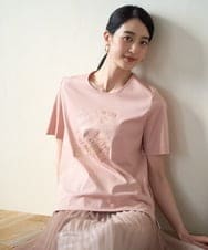 PJKGD43210 CHRISTIAN AUJARD Lサイズ(クリスチャン・オジャール Lサイズ) 【大きいサイズ/接触冷感】ドライコットンカットソー ピンク