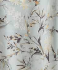 PJKGE02390 CHRISTIAN AUJARD Lサイズ(クリスチャン・オジャール Lサイズ) 【大きいサイズ】［セットアップ対応］フラワープリントシアーカットソー グリーン系