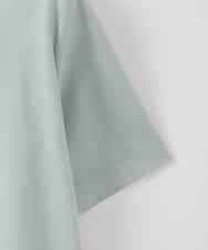 PJKGE13260 CHRISTIAN AUJARD Lサイズ(クリスチャン・オジャール Lサイズ) 【大きいサイズ】ビジューロゴカットソー グリーン