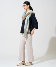 PJKGF14260 CHRISTIAN AUJARD Lサイズ(クリスチャン・オジャール Lサイズ) 【大きいサイズ】アシンメトリーフレアートップス ネイビー