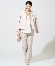 PJKGF14260 CHRISTIAN AUJARD Lサイズ(クリスチャン・オジャール Lサイズ) 【大きいサイズ】アシンメトリーフレアートップス ホワイト