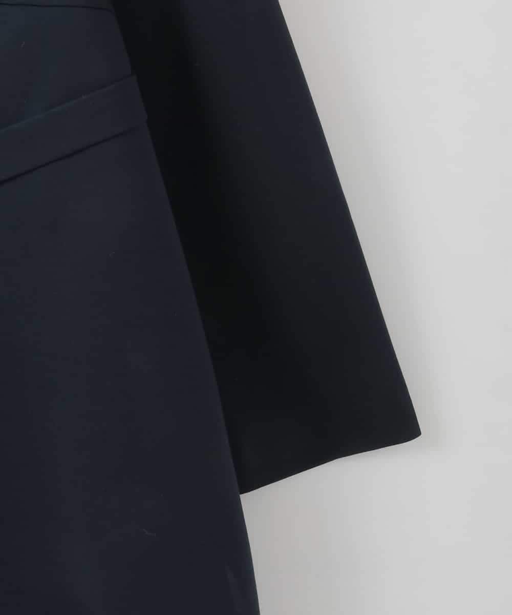 PJKGF14260 CHRISTIAN AUJARD Lサイズ(クリスチャン・オジャール Lサイズ) 【大きいサイズ】アシンメトリーフレアートップス ネイビー