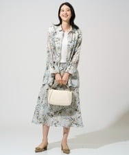 PJKGF21170 CHRISTIAN AUJARD Lサイズ(クリスチャン・オジャール Lサイズ) 【大きいサイズ】フレンチスリーブリブカットソー ホワイト