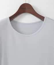 PJKGF21170 CHRISTIAN AUJARD Lサイズ(クリスチャン・オジャール Lサイズ) 【大きいサイズ】フレンチスリーブリブカットソー ライトグレー