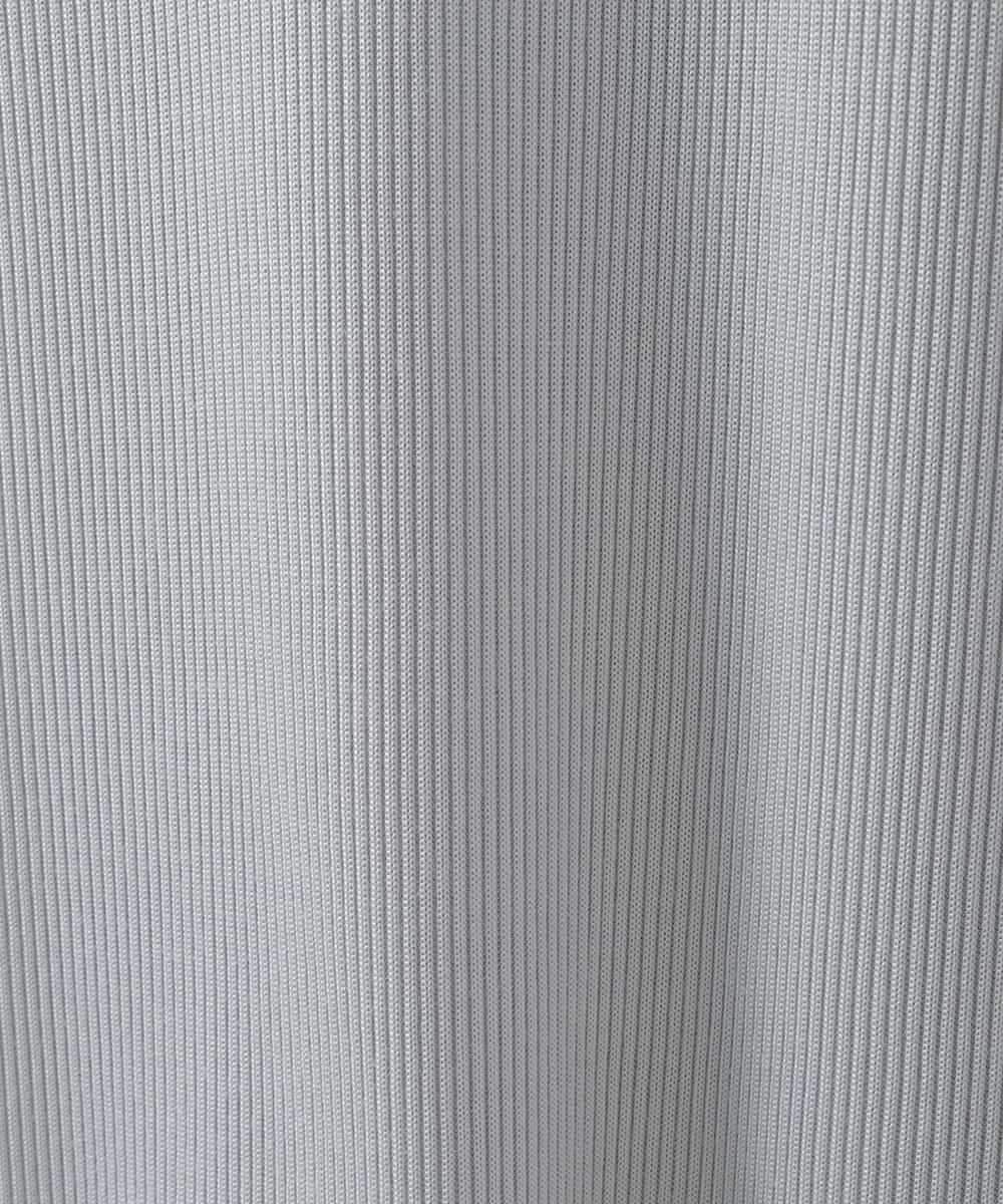 PJKGF21170 CHRISTIAN AUJARD Lサイズ(クリスチャン・オジャール Lサイズ) 【大きいサイズ】フレンチスリーブリブカットソー ライトグレー