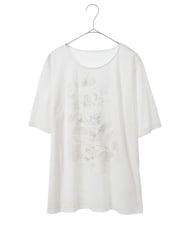 PJKGV47230 CHRISTIAN AUJARD Lサイズ(クリスチャン・オジャール Lサイズ) オリジナルプリントTシャツ ホワイト