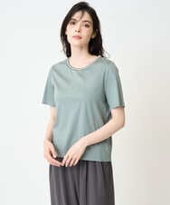 PJKHB32230 CHRISTIAN AUJARD Lサイズ(クリスチャン・オジャール Lサイズ) オリジナ ルモチーフTシャツ グリーン