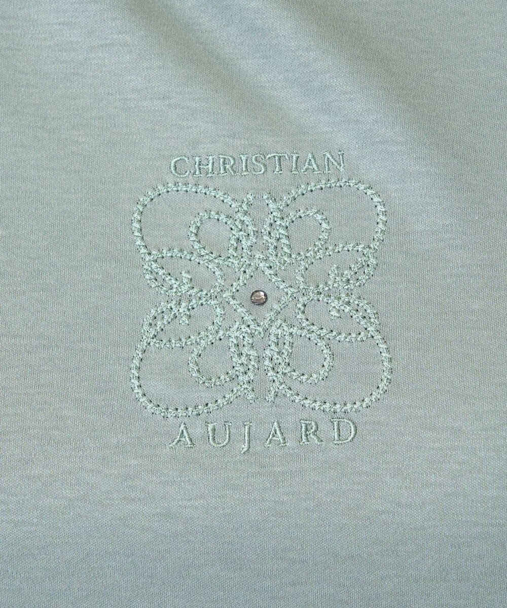PJKHB32230 CHRISTIAN AUJARD Lサイズ(クリスチャン・オジャール Lサイズ) オリジナ ルモチーフTシャツ グリーン