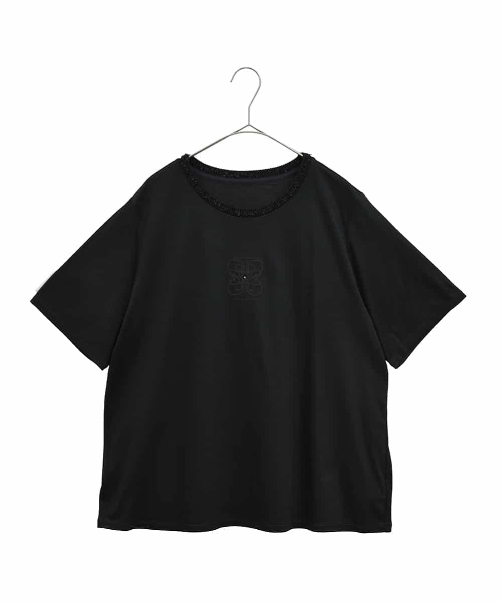 PJKHB32230 CHRISTIAN AUJARD Lサイズ(クリスチャン・オジャール Lサイズ) オリジナ ルモチーフTシャツ ブラック
