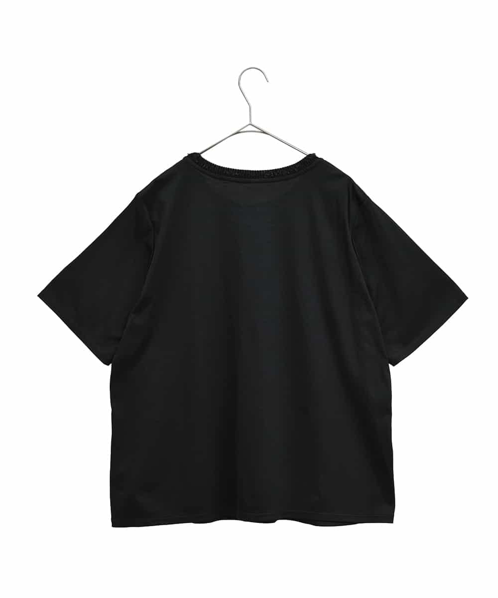 PJKHB32230 CHRISTIAN AUJARD Lサイズ(クリスチャン・オジャール Lサイズ) オリジナ ルモチーフTシャツ ブラック