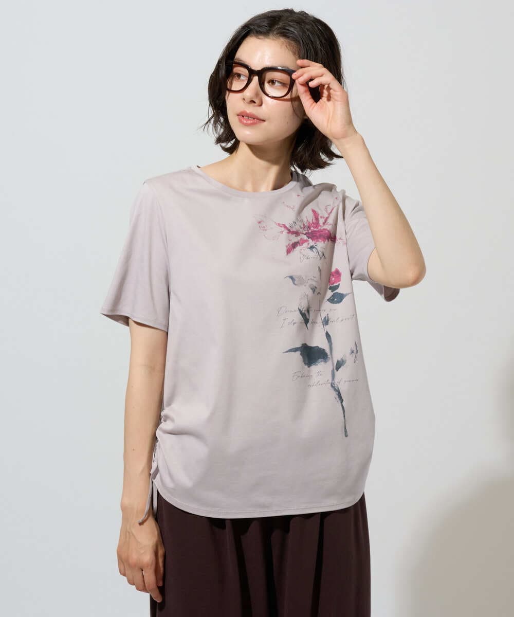 PJKHD05210 CHRISTIAN AUJARD Lサイズ 【大きいサイズ】アートプリントTシャツ