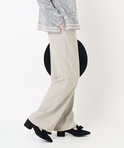 PJLAB59300 CHRISTIAN AUJARD Lサイズ 【大きいサイズ】ハンサムストレートパンツ