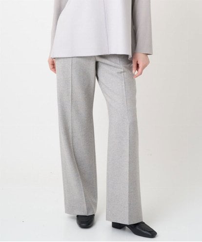 PJLAD21370 CHRISTIAN AUJARD Lサイズ 【大きいサイズ】ミックスツィードパンツ