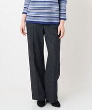 PJLAD21370 CHRISTIAN AUJARD Lサイズ(クリスチャン・オジャール Lサイズ) 【大きいサイズ】ミックスツィードパンツ ダークグレー