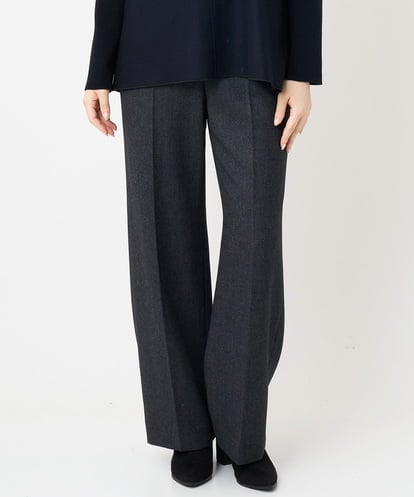 PJLAD21370 CHRISTIAN AUJARD Lサイズ 【大きいサイズ】ミックスツィードパンツ