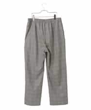 PJLAD31420 CHRISTIAN AUJARD Lサイズ(クリスチャン・オジャール Lサイズ) 【大きいサイズ】グレンチェックストレートパンツ ブラウン系