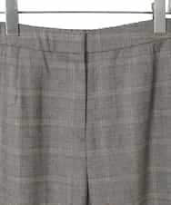 PJLAD31420 CHRISTIAN AUJARD Lサイズ(クリスチャン・オジャール Lサイズ) 【大きいサイズ】グレンチェックストレートパンツ ブラウン系