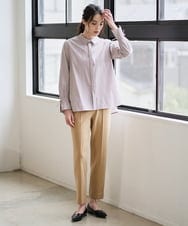 PJLAD38300 CHRISTIAN AUJARD Lサイズ(クリスチャン・オジャール Lサイズ) 【大きいサイズ】裏起毛ステックパンツ ライトブラウン