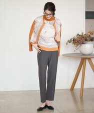 PJLAD38300 CHRISTIAN AUJARD Lサイズ(クリスチャン・オジャール Lサイズ) 【大きいサイズ】裏起毛ステックパンツ グレー