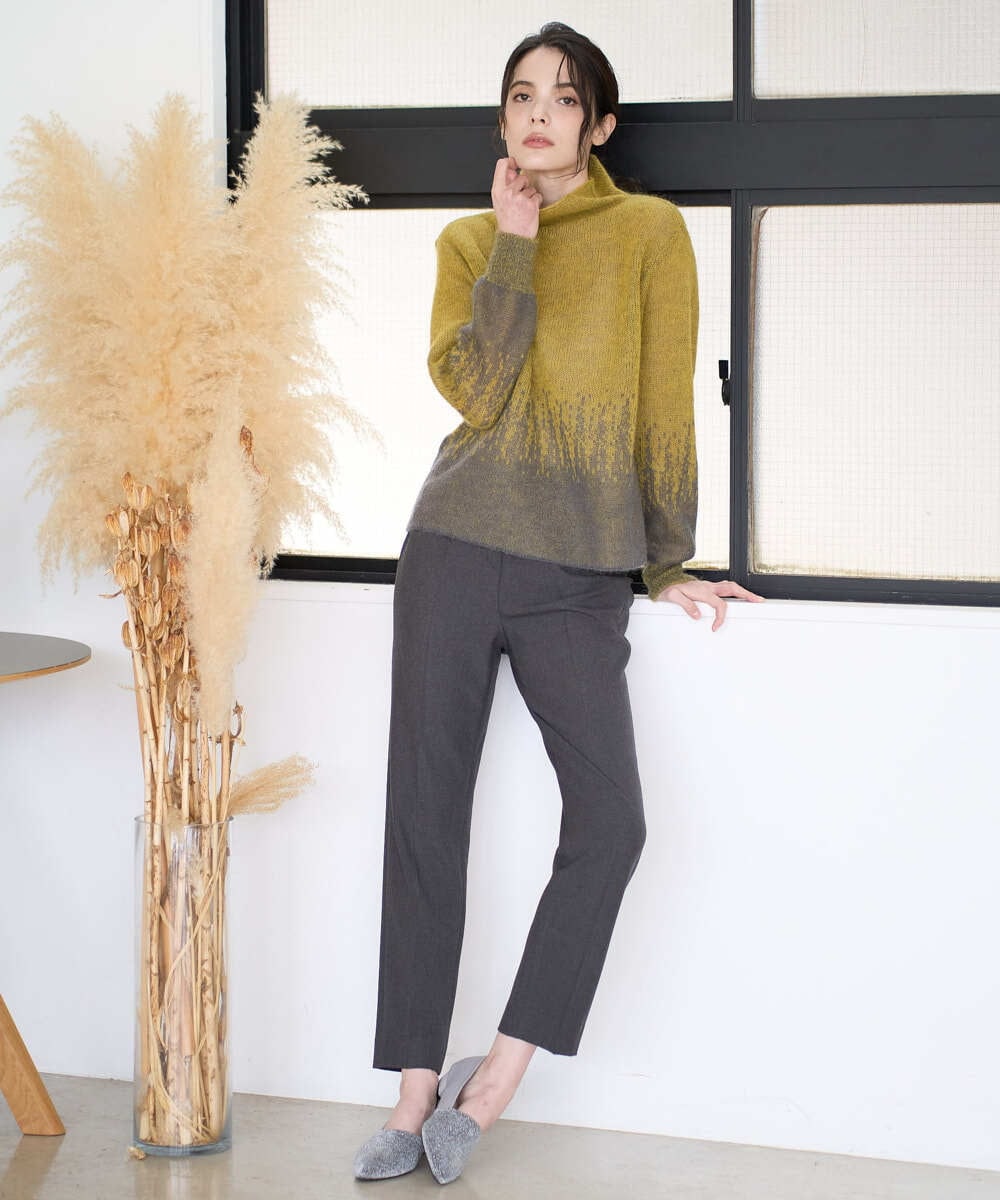 PJLAD38300 CHRISTIAN AUJARD Lサイズ(クリスチャン・オジャール Lサイズ) 【大きいサイズ】裏起毛ステックパンツ グレー