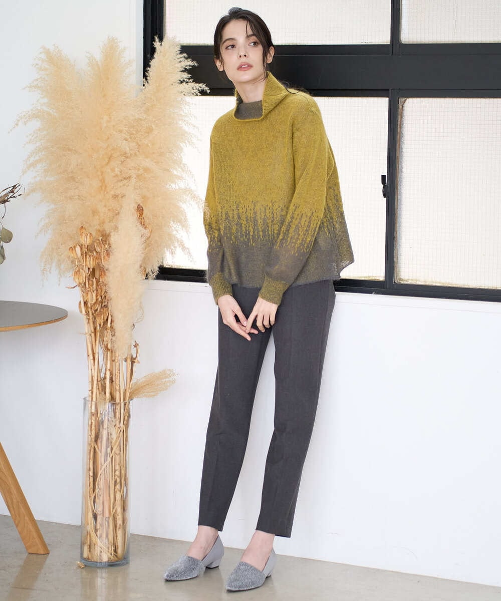 PJLAD38300 CHRISTIAN AUJARD Lサイズ(クリスチャン・オジャール Lサイズ) 【大きいサイズ】裏起毛ステックパンツ グレー