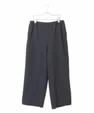 PJLAD47320 CHRISTIAN AUJARD Lサイズ(クリスチャン・オジャール Lサイズ) 【大きいサイズ】ウエストゴムセミワイドパンツ ネイビー