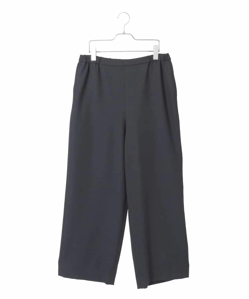 PJLAD47320 CHRISTIAN AUJARD Lサイズ(クリスチャン・オジャール Lサイズ) 【大きいサイズ】ウエストゴムセミワイドパンツ ネイビー