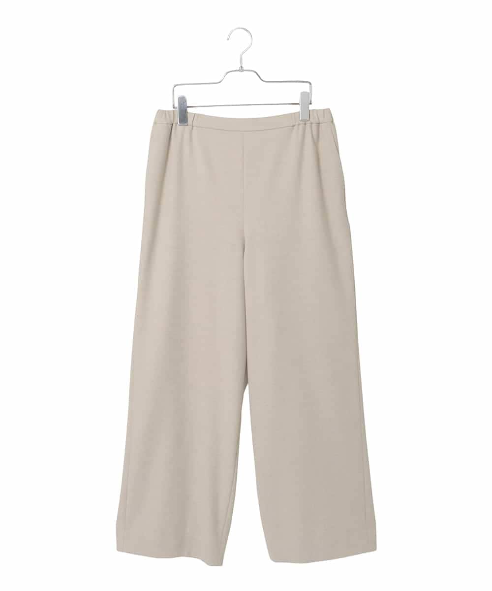 PJLAD47320 CHRISTIAN AUJARD Lサイズ(クリスチャン・オジャール Lサイズ) 【大きいサイズ】ウエストゴムセミワイドパンツ ベージュ