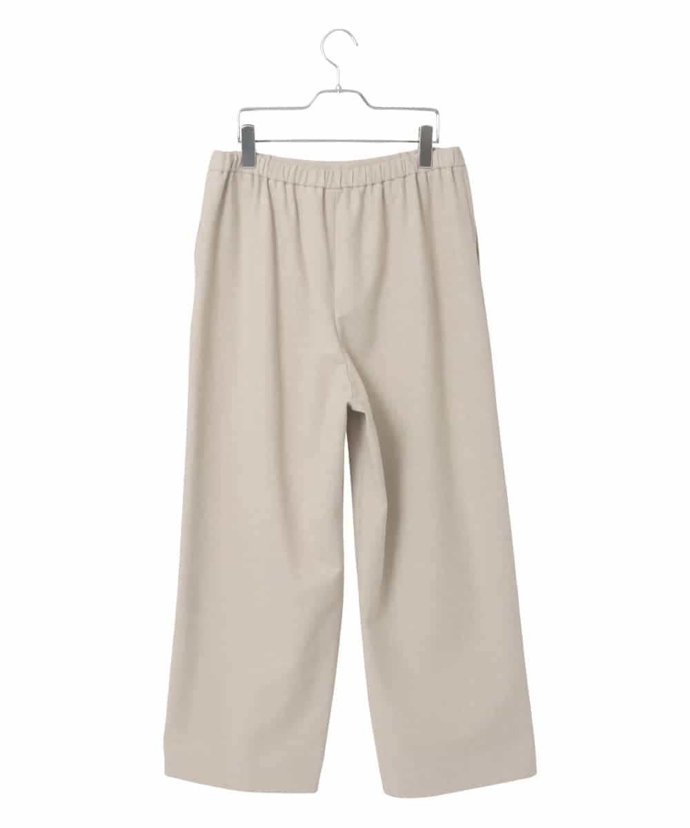 PJLAD47320 CHRISTIAN AUJARD Lサイズ(クリスチャン・オジャール Lサイズ) 【大きいサイズ】ウエストゴムセミワイドパンツ ベージュ