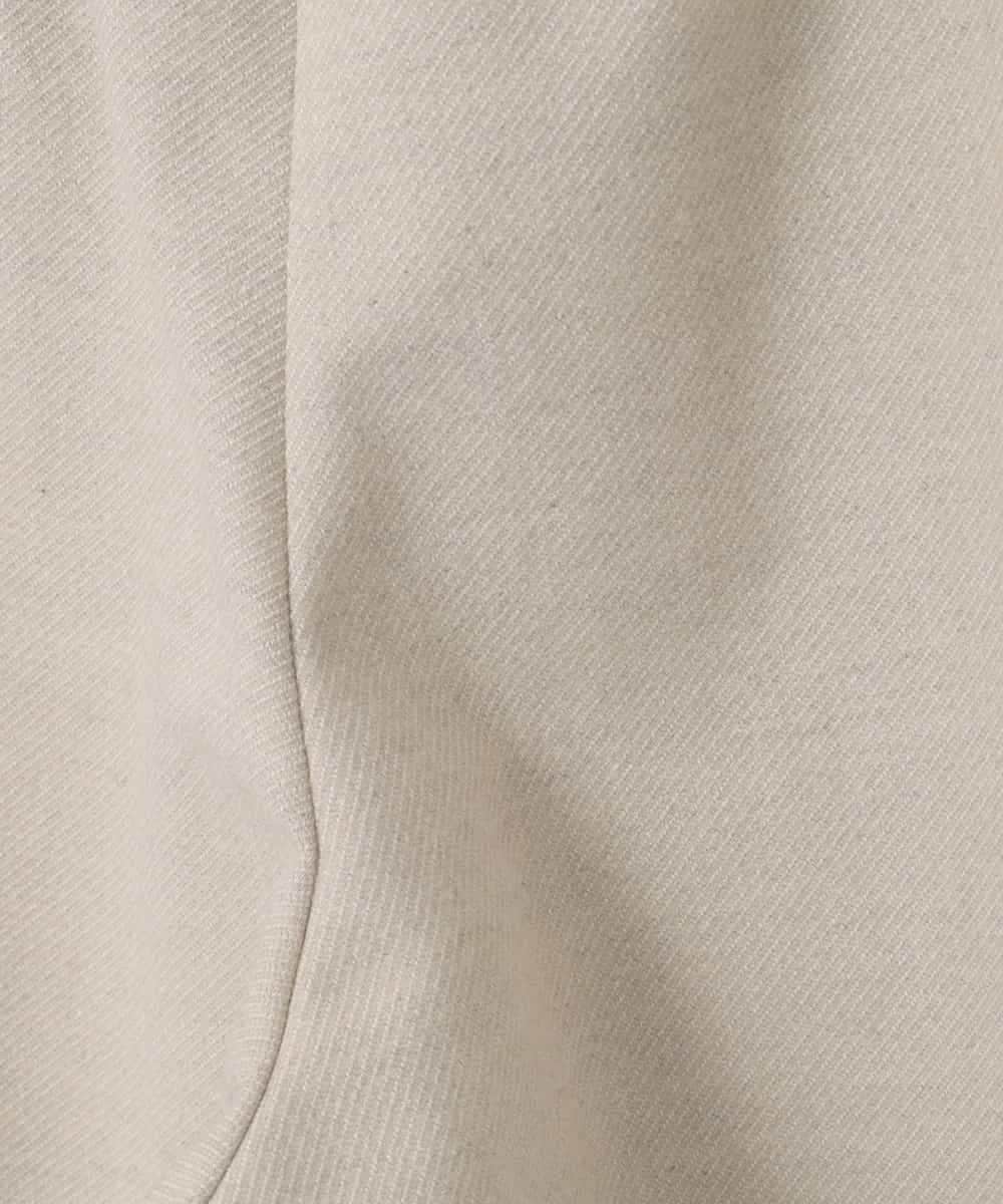 PJLAD47320 CHRISTIAN AUJARD Lサイズ(クリスチャン・オジャール Lサイズ) 【大きいサイズ】ウエストゴムセミワイドパンツ ベージュ