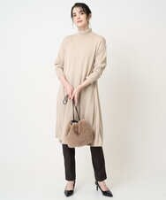 PJLAF26270 CHRISTIAN AUJARD Lサイズ(クリスチャン・オジャール Lサイズ) 【大きいサイズ/暖かい】裏起毛ハイテンションパンツ ブラウン