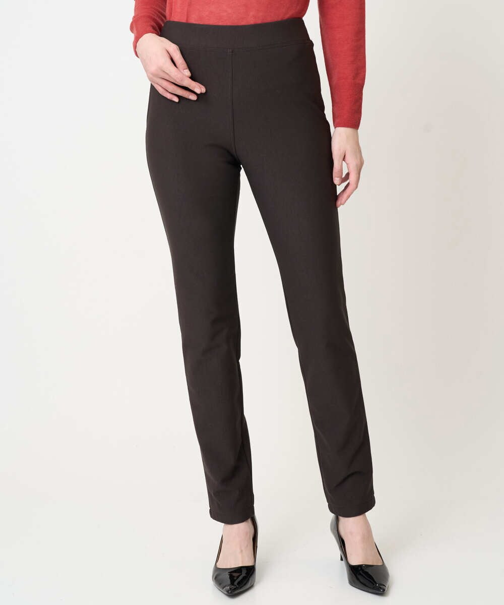 PJLAF26270 CHRISTIAN AUJARD Lサイズ(クリスチャン・オジャール Lサイズ) 【大きいサイズ/暖かい】裏起毛ハイテンションパンツ ブラック