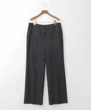 PJLCD11360 CHRISTIAN AUJARD Lサイズ(クリスチャン・オジャール Lサイズ) 【大きいサイズ】ラメストライプセミワイドパンツ ブラック