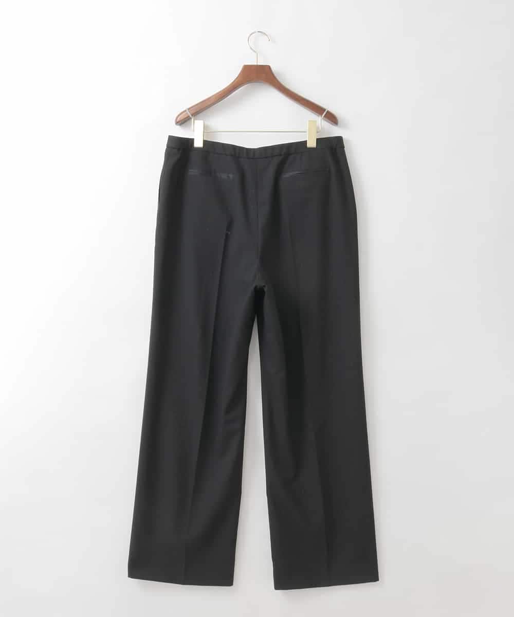 PJLCD11360 CHRISTIAN AUJARD Lサイズ(クリスチャン・オジャール Lサイズ) 【大きいサイズ】ラメストライプセミワイドパンツ ブラック