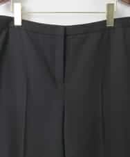 PJLCD11360 CHRISTIAN AUJARD Lサイズ(クリスチャン・オジャール Lサイズ) 【大きいサイズ】ラメストライプセミワイドパンツ ブラック