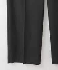 PJLCD11360 CHRISTIAN AUJARD Lサイズ(クリスチャン・オジャール Lサイズ) 【大きいサイズ】ラメストライプセミワイドパンツ ブラック