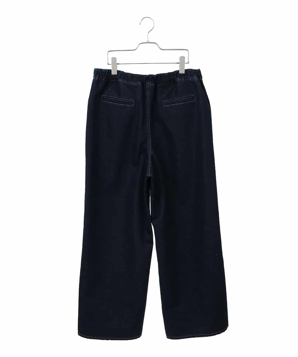 PJLEA29360 CHRISTIAN AUJARD Lサイズ(クリスチャン・オジャール Lサイズ) シャイニーデニムパンツ ネイビー