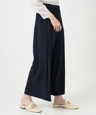 PJLEE15420 CHRISTIAN AUJARD Lサイズ(クリスチャン・オジャール Lサイズ) 【大きいサイズ】2WAYストレッチワイドパンツ ネイビー