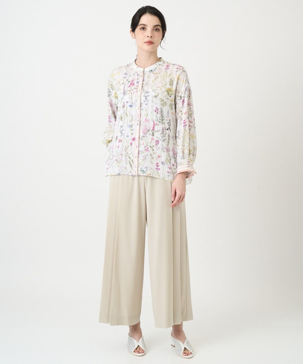 PJLEE15420 CHRISTIAN AUJARD Lサイズ(クリスチャン・オジャール Lサイズ) 【大きいサイズ】2WAYストレッチワイドパンツ ベージュ