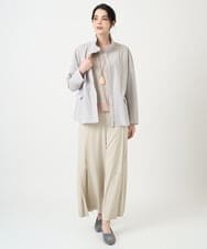 PJLEE15420 CHRISTIAN AUJARD Lサイズ(クリスチャン・オジャール Lサイズ) 【大きいサイズ】2WAYストレッチワイドパンツ ベージュ