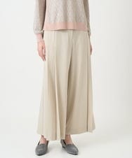 PJLEE15420 CHRISTIAN AUJARD Lサイズ(クリスチャン・オジャール Lサイズ) 【大きいサイズ】2WAYストレッチワイドパンツ ベージュ
