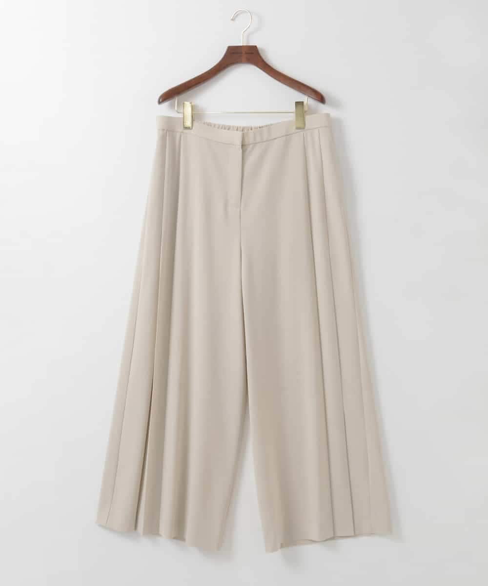 PJLEE15420 CHRISTIAN AUJARD Lサイズ(クリスチャン・オジャール Lサイズ) 【大きいサイズ】2WAYストレッチワイドパンツ ベージュ