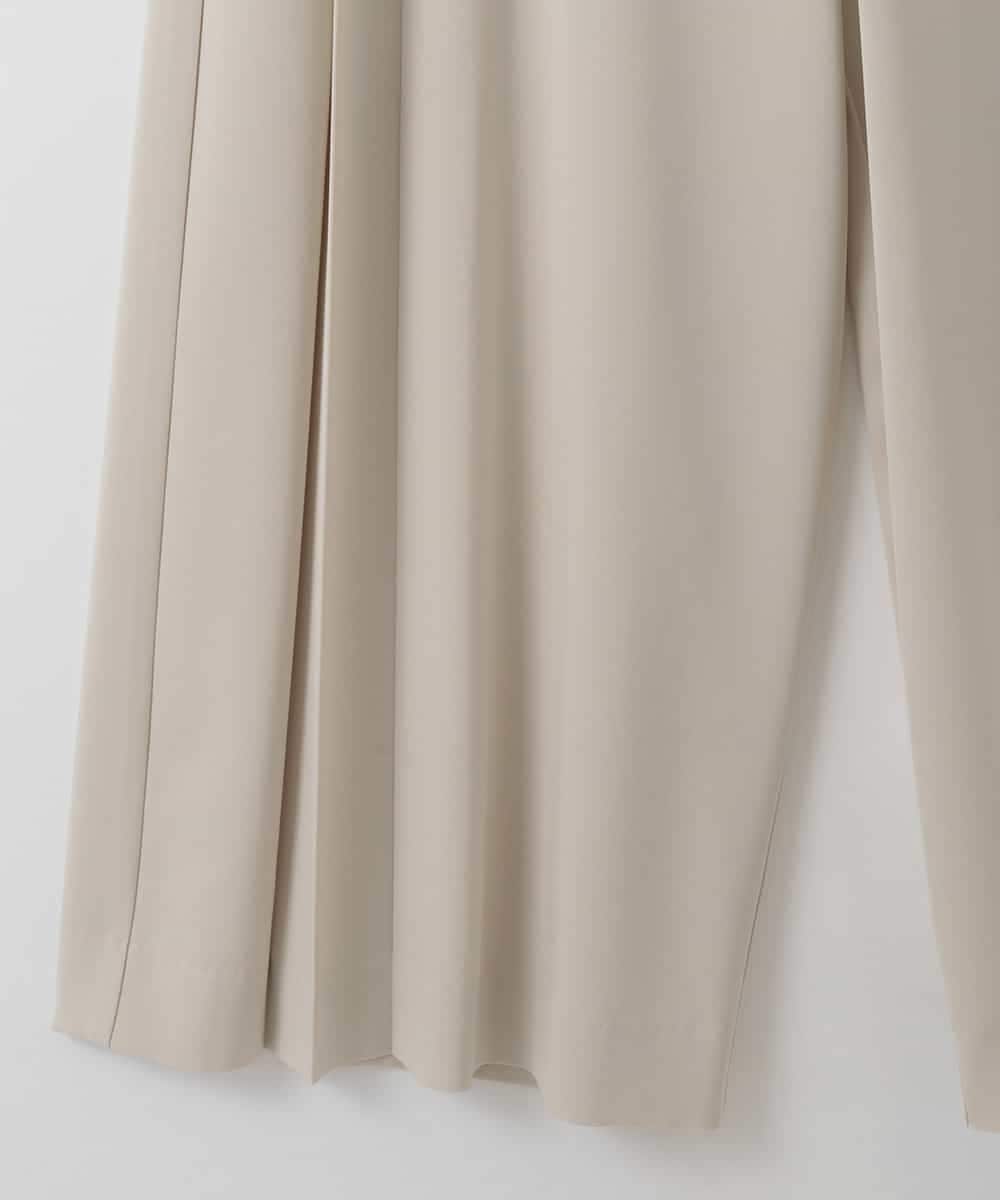 PJLEE15420 CHRISTIAN AUJARD Lサイズ(クリスチャン・オジャール Lサイズ) 【大きいサイズ】2WAYストレッチワイドパンツ ベージュ