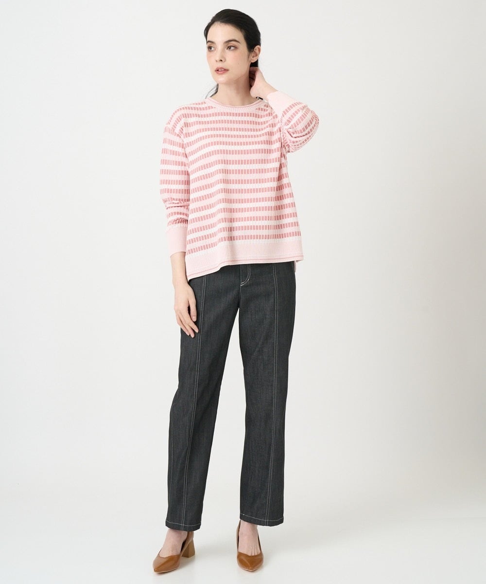 PJLEE22320 CHRISTIAN AUJARD Lサイズ(クリスチャン・オジャール Lサイズ) 【大きいサイズ】シンプルフィットデニム ブラック