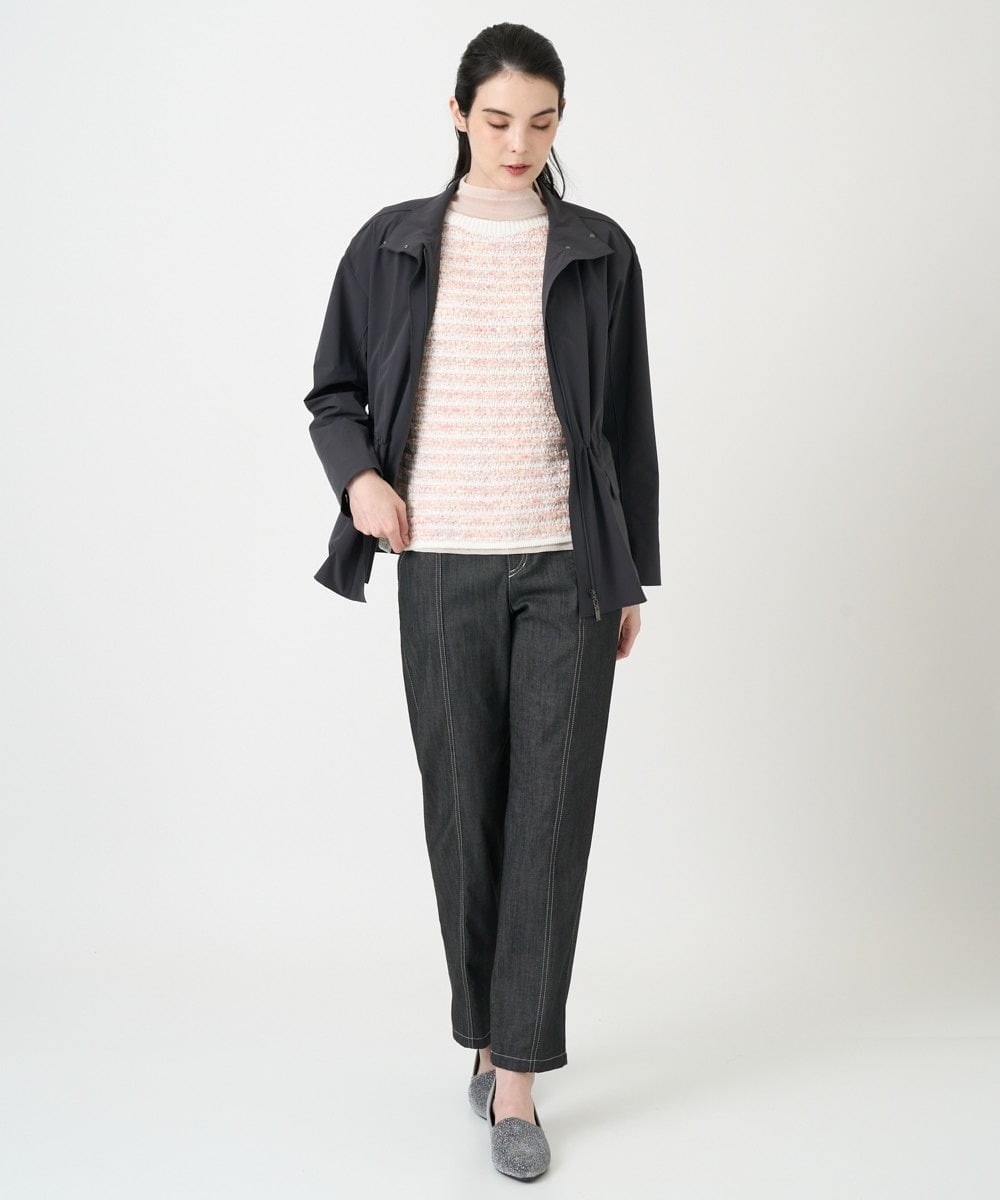 PJLEE22320 CHRISTIAN AUJARD Lサイズ(クリスチャン・オジャール Lサイズ) 【大きいサイズ】シンプルフィットデニム ブラック