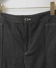 PJLEE22320 CHRISTIAN AUJARD Lサイズ(クリスチャン・オジャール Lサイズ) 【大きいサイズ】シンプルフィットデニム ブラック